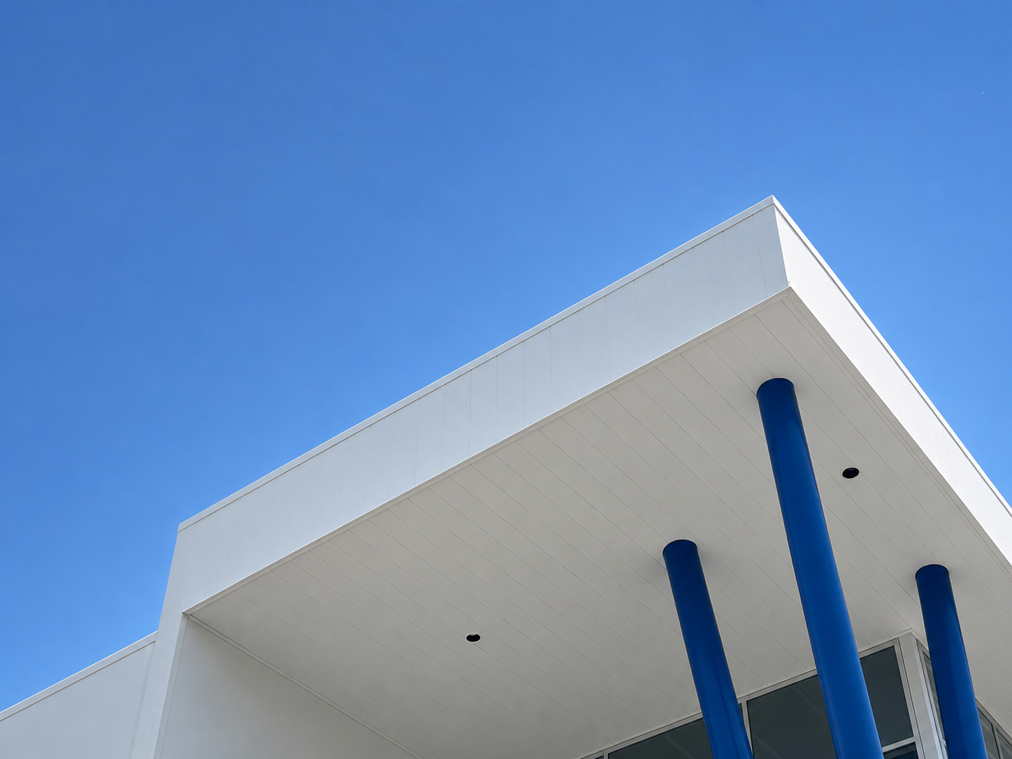 Metal Soffit System cladding project