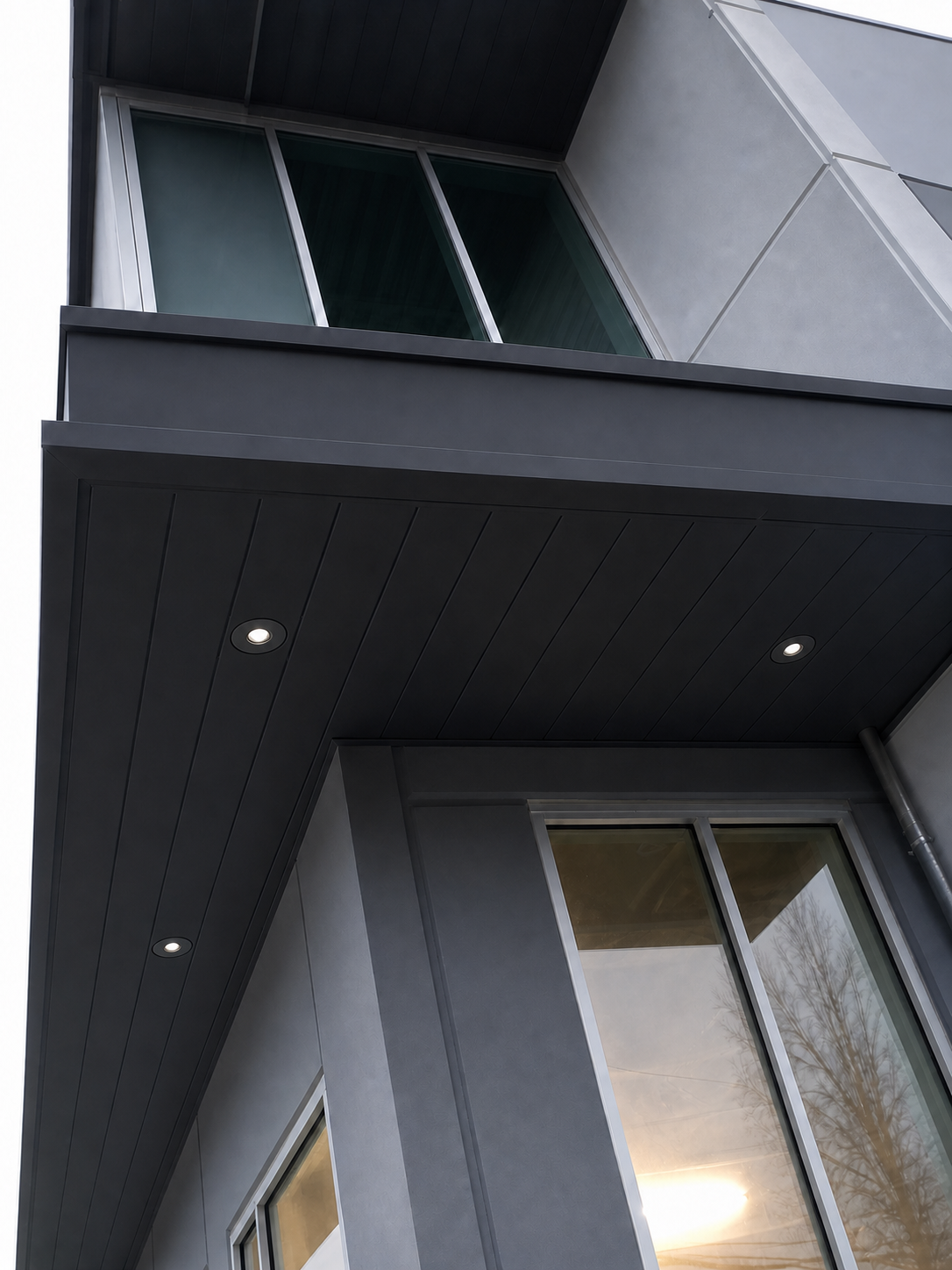 Custom Metal Soffit cladding project